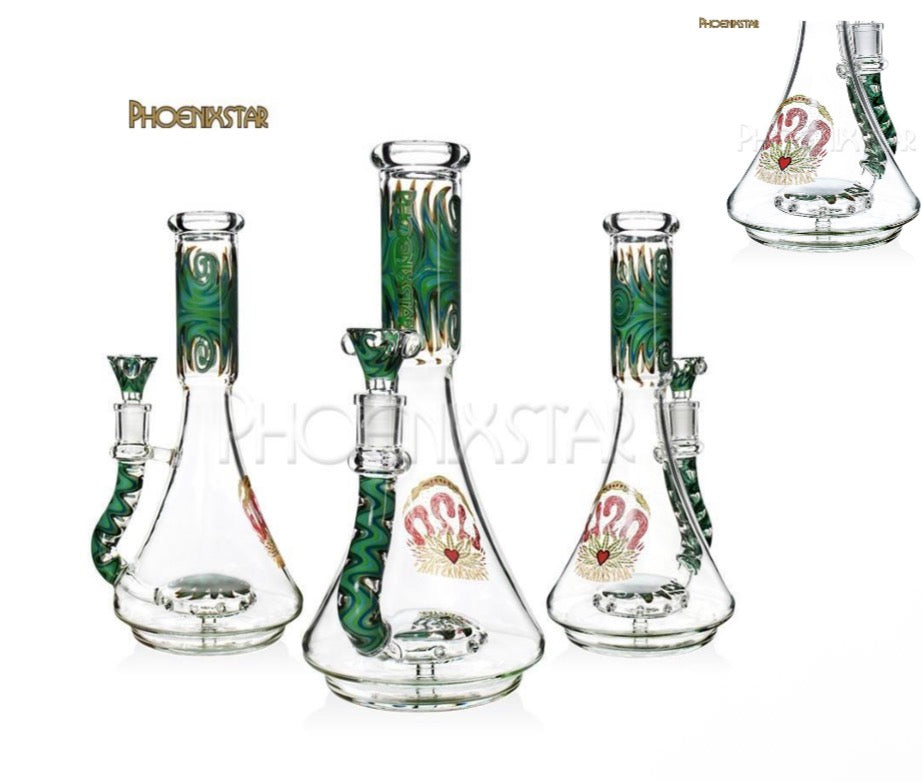 HF602 420 Special Colorful Waterpipe 10"