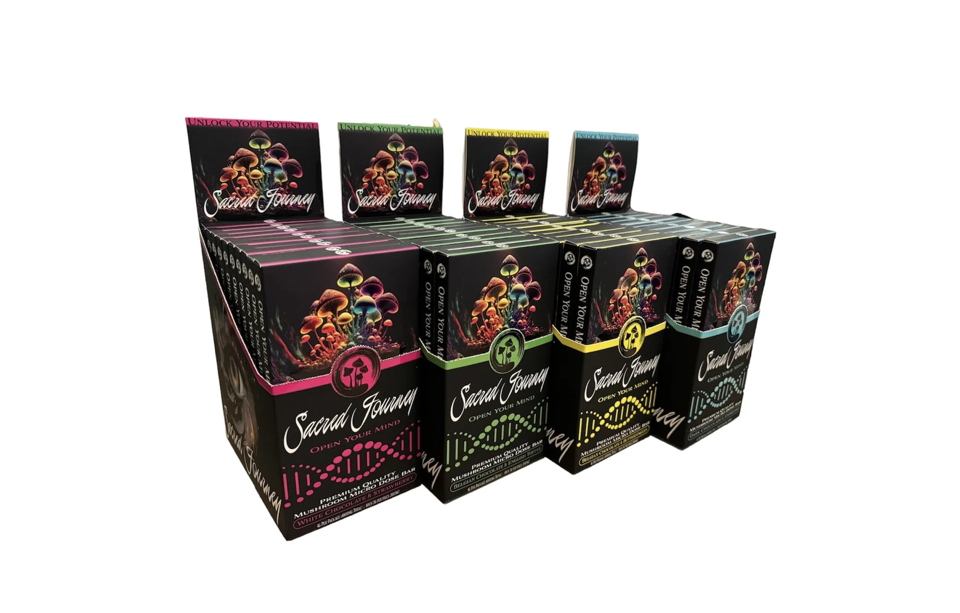 Sacred Journey Mushroom Microdose Chocolate Bar 565mg