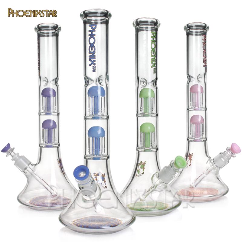 PHX612 Triple 8 Arms 24K Gold Waterpipe