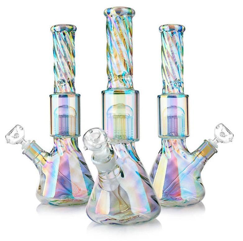 WP242 Holographic Rainbow Ice Catcher Waterpipe
