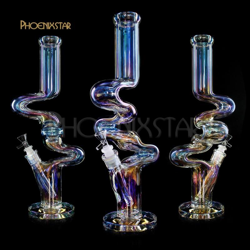 WP396 Holographic Rainbow Zong Waterpipe