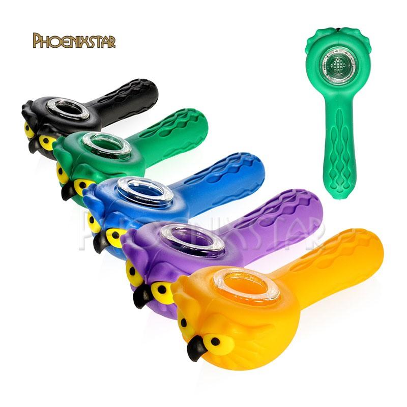 TX-08 Silicone Glass Pipe