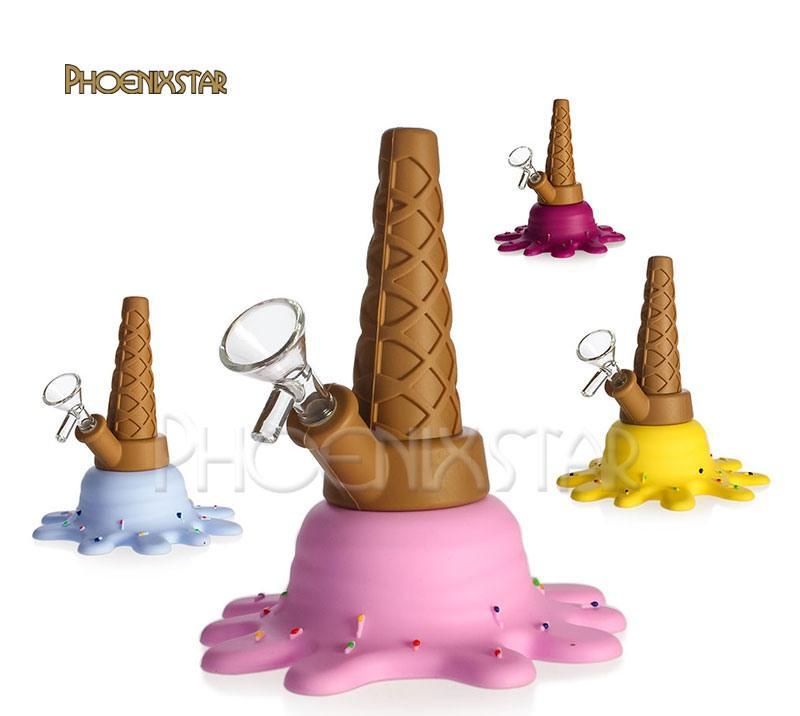 TX-40 Silicone Glass Bowl Water Pipe
