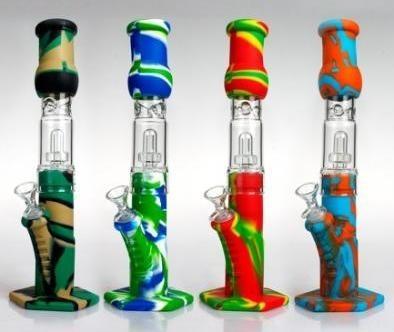 TX-37 Silicone Glass Showerhead Water Pipe