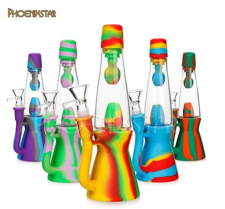 TX-161 Silicone Glass Water Pipe