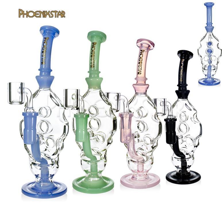 HF306 Showerhead Perc Waterpipe 8"