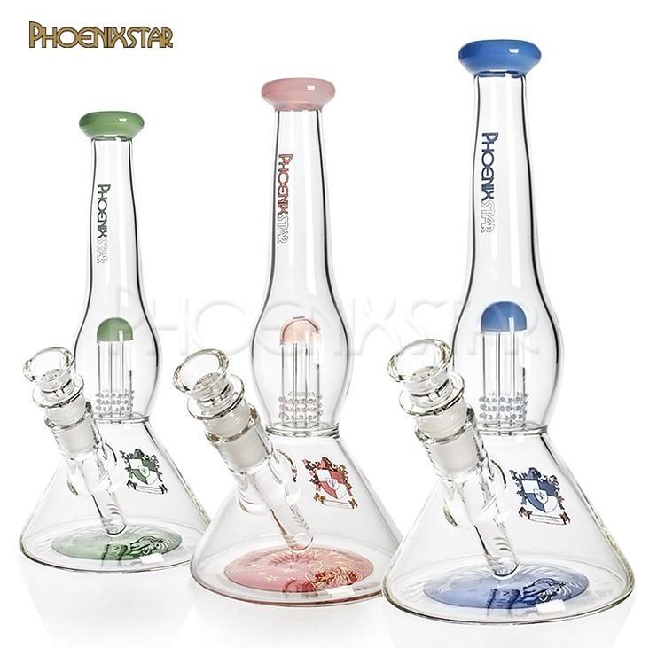 PHX972 Glass Waterpipe 10"