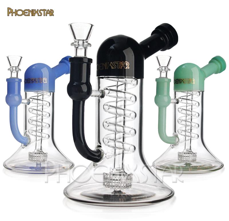 PHX912 Spiral Showerhead Perc Bubbler 7.5"